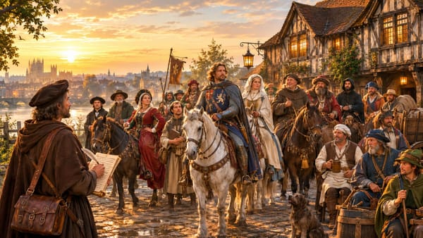 The Canterbury Tales: The General Prologue (Lines 35-42)